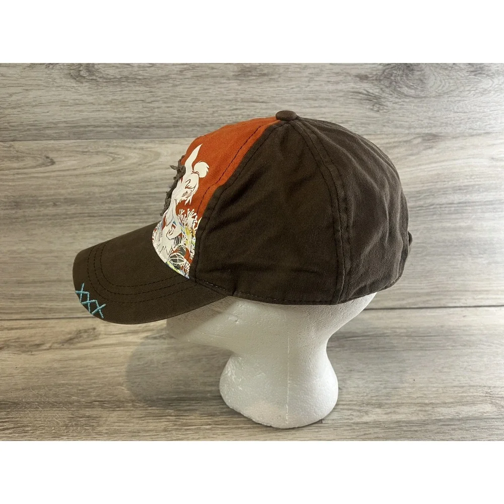 Disney Brown Rustic Tinker‎ Bell Adult Hat Adjustable  100% Cotton Retro Surf